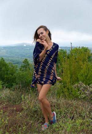 18 year old blond with big tits Aislin wets and fingers her pink slit in a tub